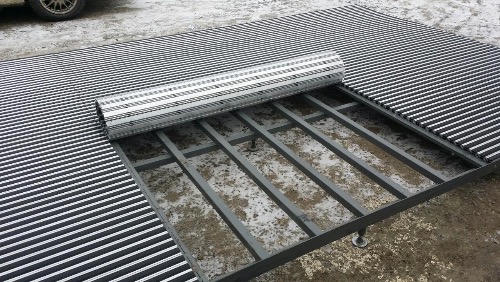 Опорная конструкция под алюминиевые решетки